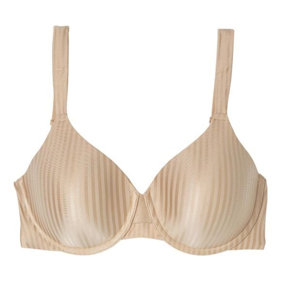 Playtex Secrets Comfort Fit All Over Smoothing Underwire Bra Nude 38D NWT - Picture 1 of 8